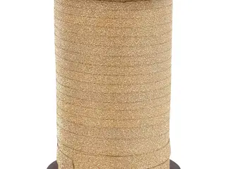 Glitter Guld Gavebånd 10 mm - 100 m Luksus
