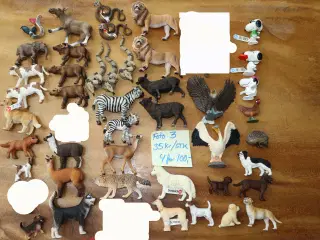 Schleich dyr div. byttere fra stor samling