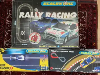 Scalextric Rally Racing med 2 udvidelser