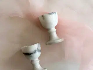 Marmoræggebægre, 2 stk samlet