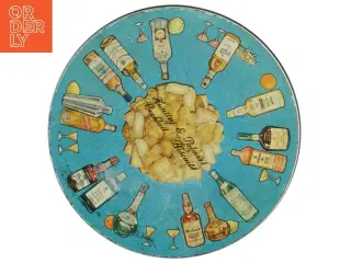 Vintage Huntley & Palmers kagedåse (str. Ø 21 cm)