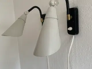 Vintage væglamper med svingarm
