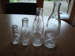 Gamle mælkeflasker