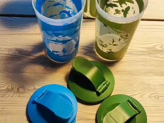 Tupperware glas med Låg
