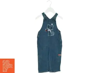 NY MED PRISMÆRKE Denim Overalls med kat (str. 86 cm)
