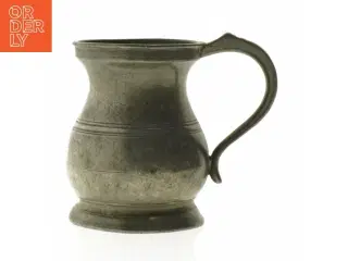 Ældre tin kande (str. Ø 9 cm. læg det 12,5 cm)