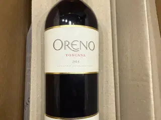 2 stk Oreno 2014 fra Tenuta Sette Ponti