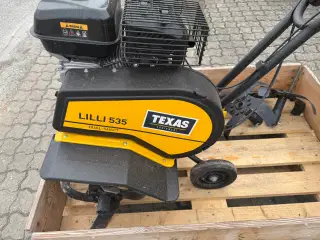 Texas havefræser, kun fræset 10 meter.