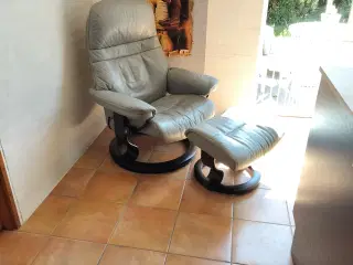 Stressless lænestol med skammel