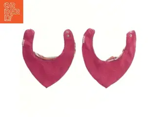 Strikket babytørklæde i striber (str. 2 styk, ø 20 cm)