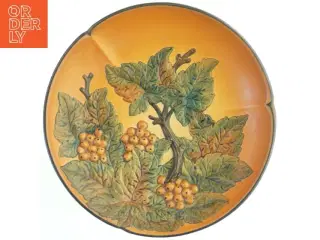 Stort Ipsen Dekorativ skål med naturmotiv (str. 29,5 cm)