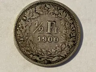1/2 Franc Switzerland 1900