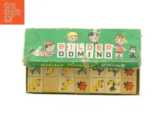Retro Bilder-Domino Spil (str. 25 x 8,5 cm)