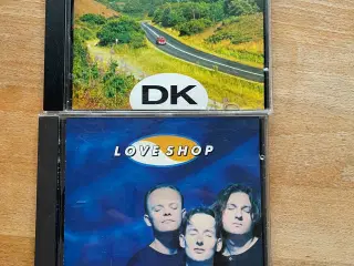 Love shop cd’er 1990/91, DK