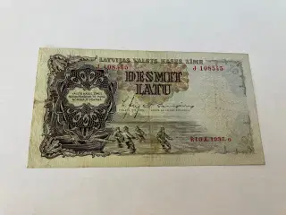 10 Latu Latvia 1937