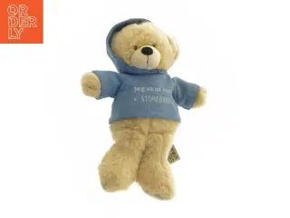 Bamse med blå hættetrøje fra Tinka