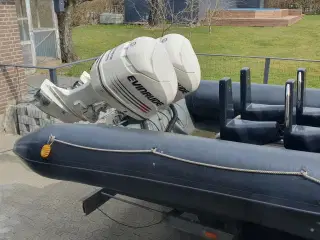 RIB BÅD 2x 225 HK Highspeed 70 knob/130 km/t
