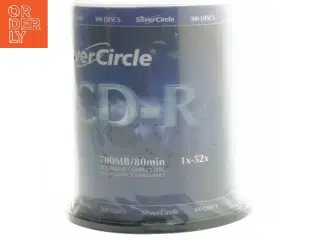 SilverCircle CD-R disks fra SilverCircle (str. 16 cm)
