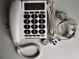 Doro PhoneEasy 312cs er en ældrevenlig telefon med