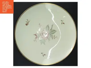 Porcelænsskål med blomstermotiv fra B&G (str. 24,5 cm)