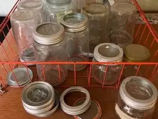 Syltetøjglas, klassiske Norgesglass, snart antikke