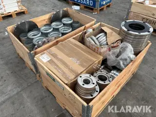 Blandet lot flanger, rørbøjninger og ender