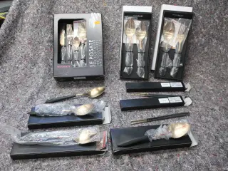 16 stk. bestik BUGATTI ARES GOLD BLACK