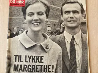 Historiske Se og Hør fra 1966. Dronning Margrethe 