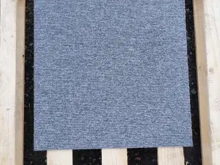 Tæppefliser grå - 29 m2