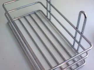 String krom helblank stål hylde