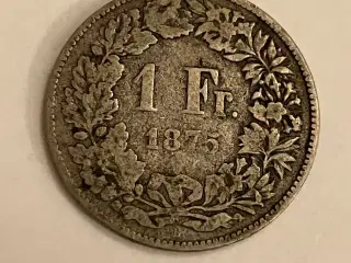 1 Franc 1875 Switzerland