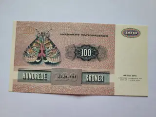 Danmark, 100 kr. seddel , 1972-serien. 