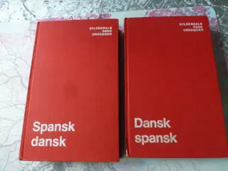 Spansk/Dansk + Dansk Spansk Ordbøger