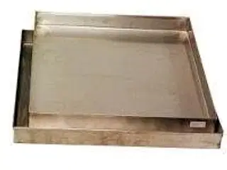 3 stk. Spildbakke B500 x D500 mm stål