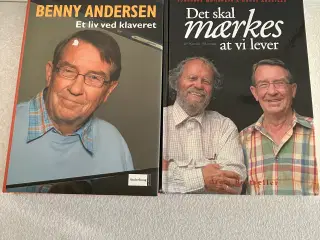 2 bøger med Benny Andersen og Johannes Møllehave 