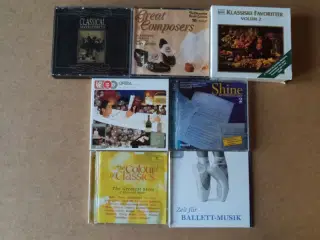 KLASSISKE CD-BOKSE sælges stykvis – 1/2           