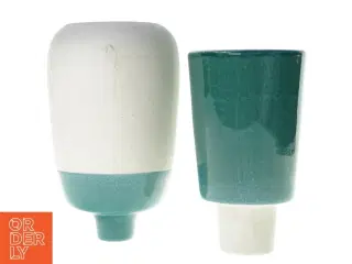 2 x vaser fra Hübsch (str. 22 og 20 cm)