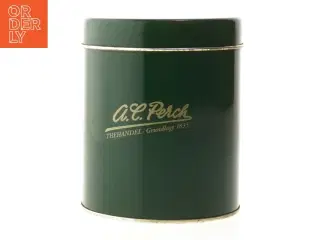 A.C. Perch te-dåse fra A.C. Perch (str. Ø 11 cm længde 13 cm)