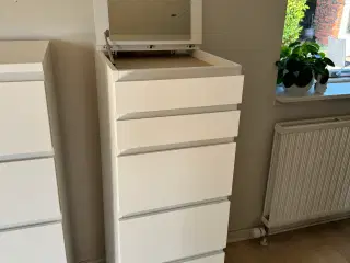 Kommode fra Ikea med spejl - MALM serien