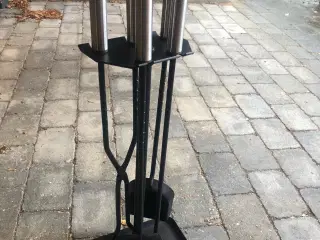 Meget velholdt Morsø pejsesæt med 4 dele