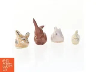 Keramik kanin figurer (str. 6 cm)