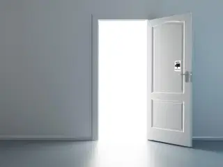 Videoovervågning klistermærke