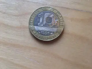 10 franc fra frankrig i 1991