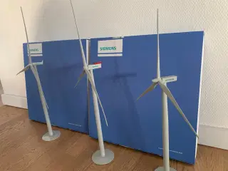 Model vindmøller fra Siemens 