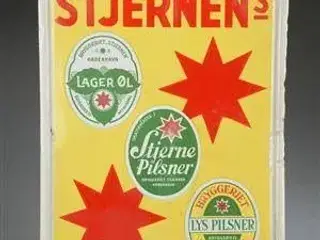 Emaljeskilt Stjernen