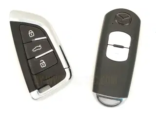 Ny nøgle til Mazda bla model 2 & 3 Keyless type flere forskellige modeller.