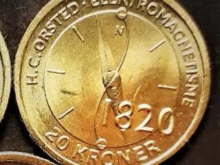 20 KRONE 2013 H. C. Ørsted UNC! Kv.0!