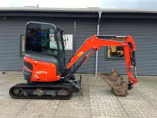 Kubota U 27-4 tiltman kompakt med hydraulisk mh30