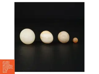 Samling af Onyx marmor æg (str. 2 cm til 7 cm)