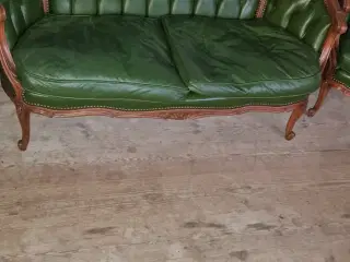 Sofa og to laenestole